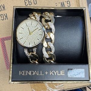 Kendall & Kylie Gold and Silver Chain Watch